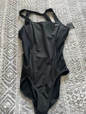 Nike Athletic Bathing Suit, NWT, Black LARGE